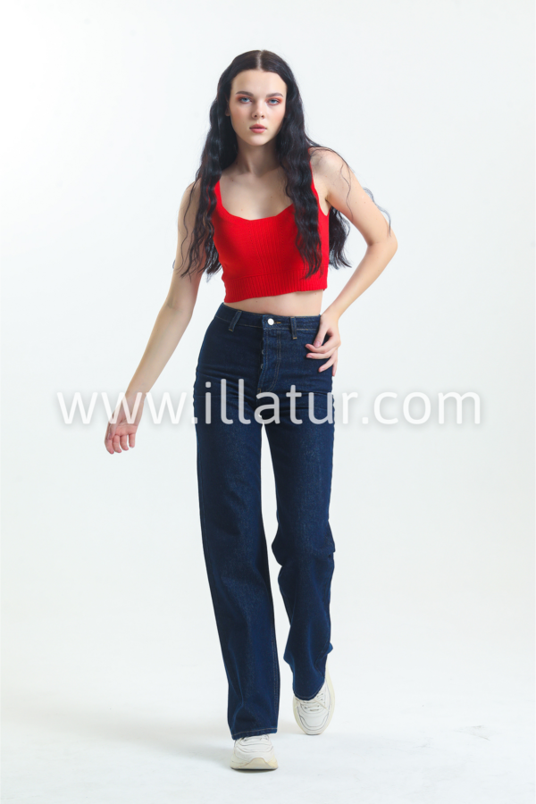 Женские джинсы прямые Illa Jeans 0026