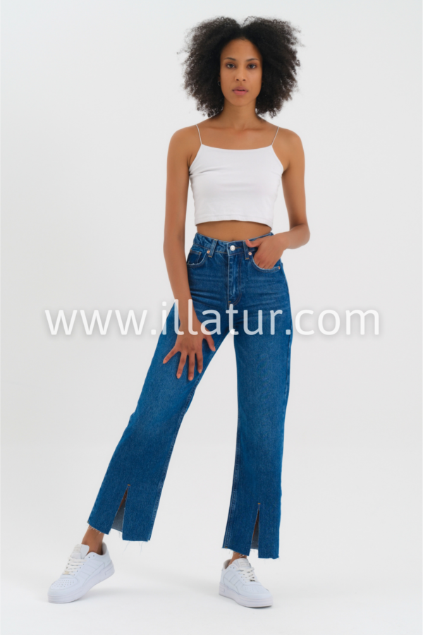 Женские джинсы 002 - с вырезом